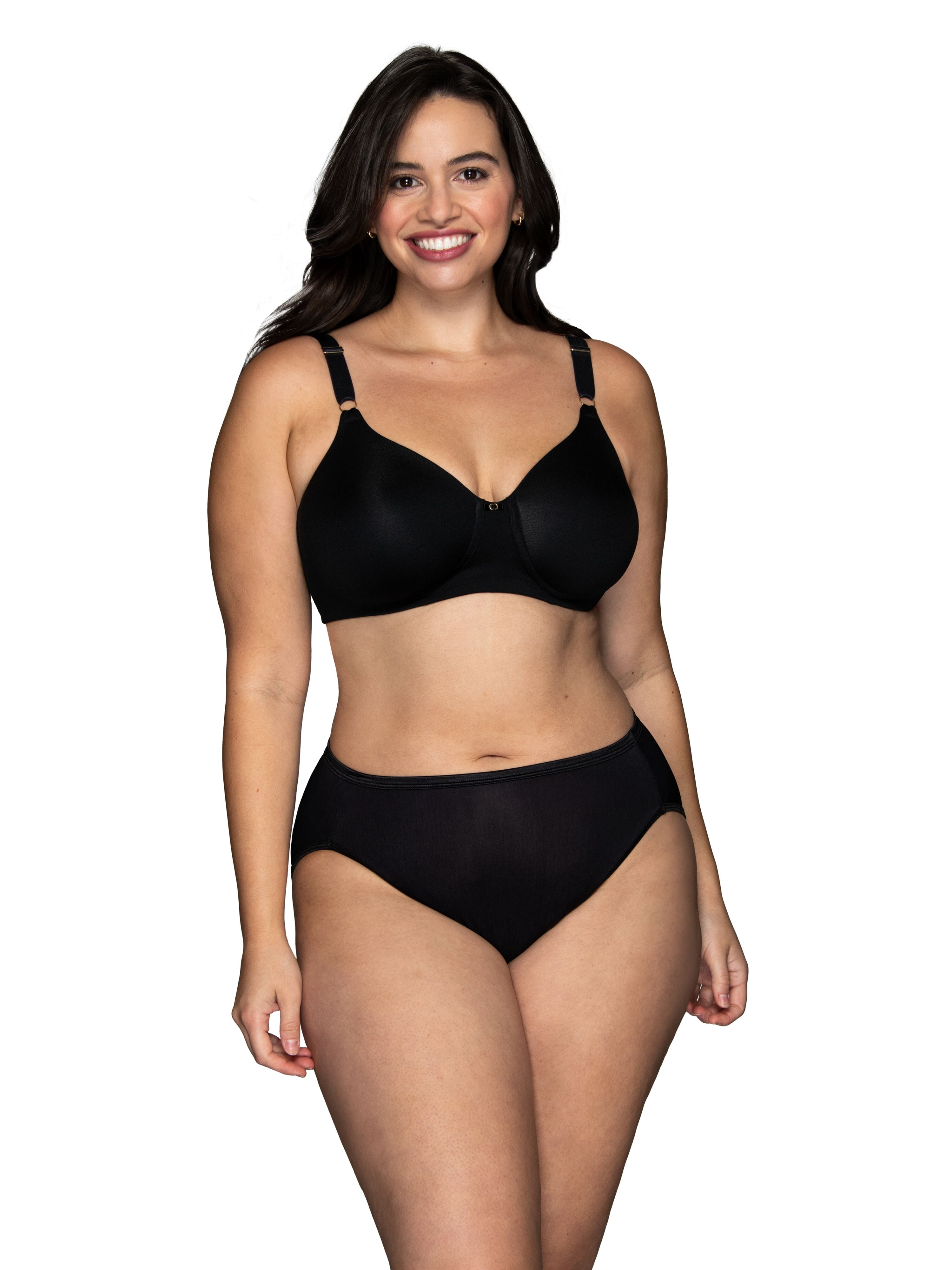 Vanity Fair Lingerie Women's Beauty Back Full Coverage Smoothing Wireless Bra, Style 72345