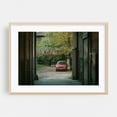 thumbnail image 2 of Red Car, Katowice - Katowice Silesia Poland Photography Car Street Photography Autumn Vintage Architecture City Unframed Wall Art Print 4 x 6 inches, 2 of 4