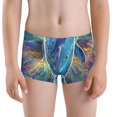 thumbnail image 5 of Yiaed Colorful Winged Dolphin Print Boys' Boxer Briefs Cotton Casual Stretch Comfort Boys Boxers - Kids Boxer Briefs Underwear for Boys (6-18)-X-Large, 5 of 5