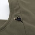 thumbnail image 5 of Xfvqtps Unisex Full Face Mask Lamb Wool Solid Color Adjustable Drawstring Balaclava Outdoor Thickened Cycling Motorcycle Ski Warm Winter Hooded Hat Army Green, 5 of 7