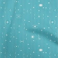 thumbnail image 1 of oneOone Rayon Dark Teal Green Fabric Stripes Craft Projects Decor Fabric Printed By The Yard 56 Inch Wide, 1 of 4