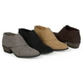 thumbnail image 7 of Brinley Co. Women's Cross Over Faux Suede Booties, 7 of 7