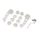 thumbnail image 1 of Manija Cigüeñal De De 2 Piezas Para Ventanilla De Coche Perillas De Aluminio Ajuste Universal De Metal - Repuesto Perfecto Para Plata Macarena kit de manivela para ventana, 1 of 6