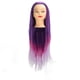 thumbnail image 1 of Cabeza de Maniquí de Cabello, Cabeza de Maniquí con Cabeza de Maniquí de Peluquería Púrpura Cabeza de Entrenamiento de Maniquí de Cabello Rendimiento Confiable, 1 of 9