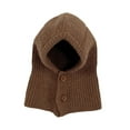 thumbnail image 4 of Gorro de invierno para mascotas Yuyangstore marrón oscuro S, 4 of 8