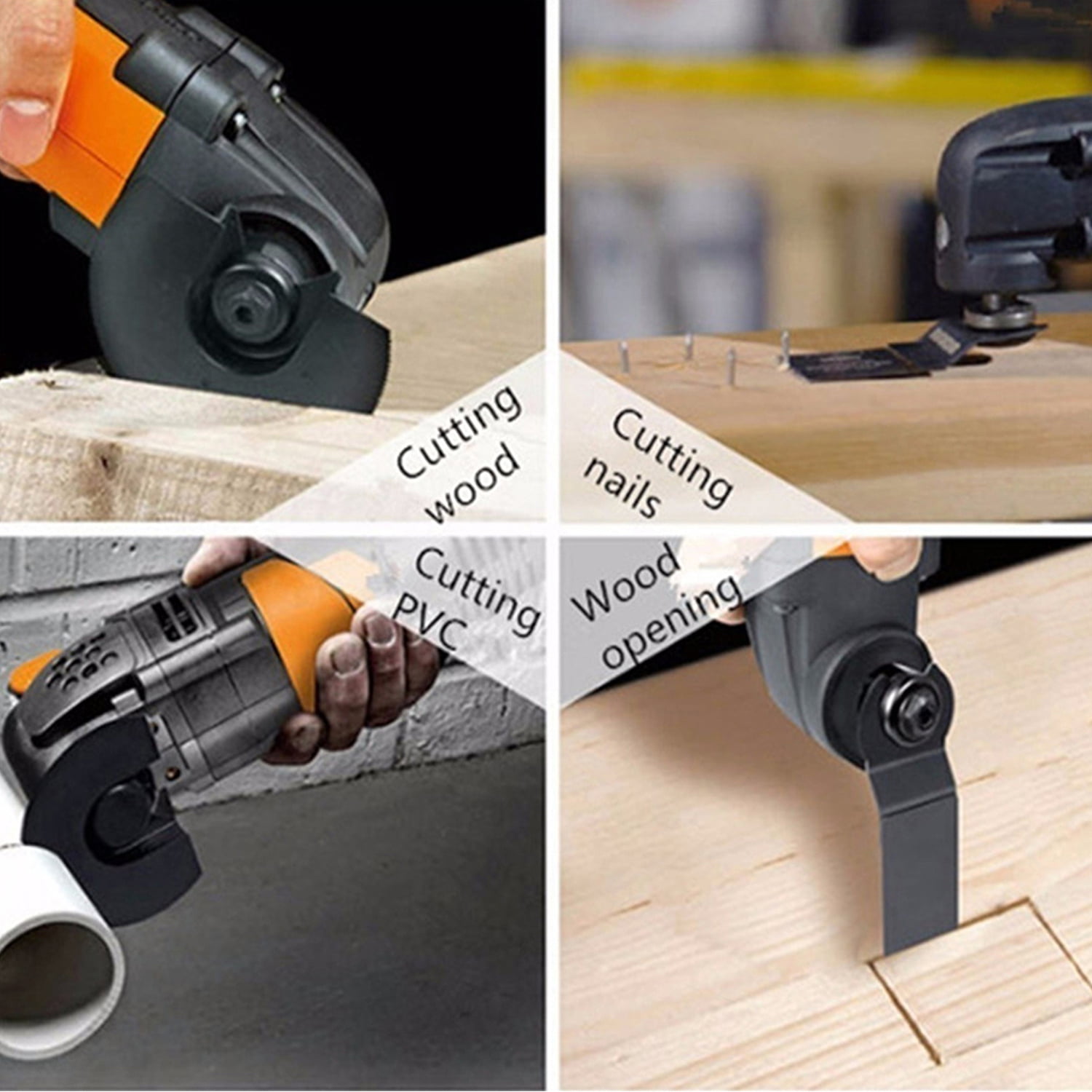 65mm HCS Oscillating Multitool Saw wood Blades Cutting Set For Dewalt,Fein,Bosch 
