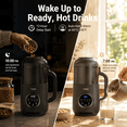 40oz Nut Milk Maker, Automatic Plant-Based Milk Machine for Almond, Soy ...