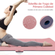 thumbnail image 4 of Tapete De Yoga Pilate Fitness De Yoga Mat Con Líneas De Guía, Rosa, 4 of 5