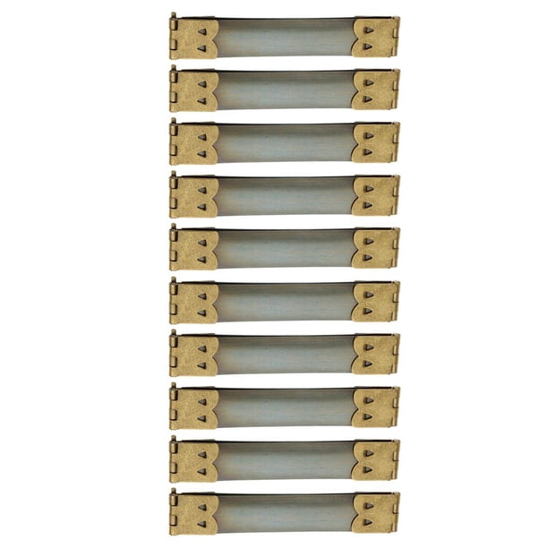 Conjunto de 10 Unidades de Marcos Metálicos para Monederos - Diseño Exclusivo en Bronce Antiguo 8X1.4cm