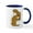White/Navy Inside, variant on CafePress - Squirrel - 11 oz Ceramic Mug - Novelty Coffee Tea Cup