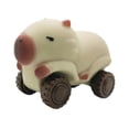 thumbnail image 2 of Carpincho Pull and Joys juguete de viaje juguete Flexible creativo sensorial Fidget coche de juguete tirar hacia atrás coches para niñas niños en edad beige, 2 of 10