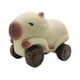 thumbnail image 2 of Carpincho de juguete para tirar CUTICAT carrito con ruedas creativo e innovador beige, 2 of 8