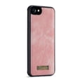 thumbnail image 3 of Case for iPhone SE 2020/2022 Wallet Cover Trifold with Detachable Card Holder Strong Magnetic TPU PC Handmade Leather Zipper, 3 of 5