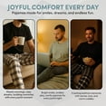 thumbnail image 2 of BenBen Men's Pajamas Flannel Plaid Cotton Perfect for Sleep & Loungewear - 3 Pack, 2 of 6