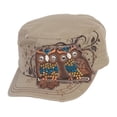 thumbnail image 2 of Gorra de cadete Beweweled Owls caqui CHL Sombrero de cadete, 2 of 2