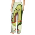 thumbnail image 3 of Xecao Avocado1 Women's Straight Lounge Pajama Pants: The Epitome of Relaxed Sleepwear, 3 of 9