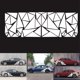 thumbnail image 1 of Adhesivo Universal Rojo Verde negro brillante autoportante con gráficos triangulares para carrocería lateral de coche blanco, 1 of 5