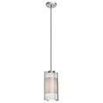 thumbnail image 1 of Access Lighting 20738LEDDLP-BS-OPL Plafonnier Suspendu à LED en Fer de 6 Po&44; Acier Brossé, 1 of 2