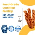 thumbnail image 2 of iPaw Turkey Dog Treats, All Natural Human Grade Dog Treat, Suitable for Training chew, Hypoallergenic, Rawhide Alternative, Easy to digest, Braided Stick, 2 of 7