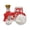 Red, variant on lanema Decorative Tractors Inspired Borosilicate Glass Beverage Bottle Liquor Storage Jar Suitable For Gifting And Collecting