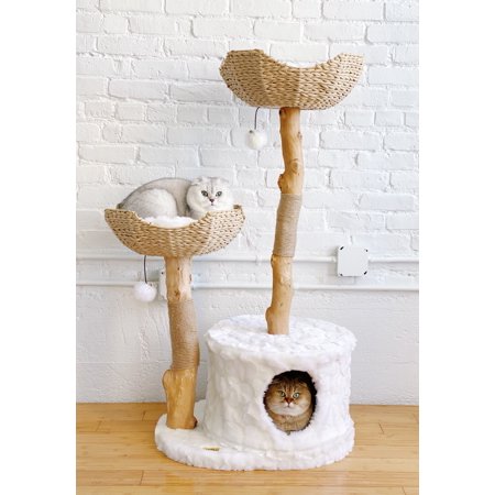 UPC: 0850006400195 | Mau Lifestyle Cento Cat Tree  White