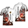 thumbnail image 5 of Personalized Bowling Jersey 3D, Bowling Shirts for Team, Bowling Shirt Unisex for Men Women, Bowling Shirts for Men (Purple, 5XL), 5 of 9