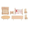 thumbnail image 3 of Modelo De Muebles En Miniatura, Juego De Muebles De Dormitorio De Madera Para Casa De Muñecas De Simulación Exquisita, Ligero Y Seguro, Duradero Para Casa De Muñecas ANGGREK Serie de dormitorio, 3 of 8