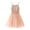 Pink, variant on Sngxgn Girls Tulle Mesh Dress Ruffle Party Flower Shirred Tutu Dress(Pink,100)