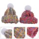 thumbnail image 3 of 2 pequeños gorros de punto para muñecas, mini gorros de invierno para manualidades, bonitos gorros y gorros peludos, suministros para manualidades y decoración de casas de muñecas., 3 of 7