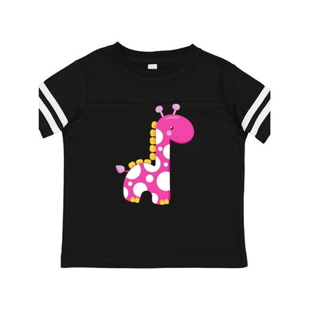 

Inktastic Cute Giraffe Little Giraffe Pink Giraffe Gift Toddler Boy or Toddler Girl T-Shirt
