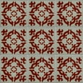 thumbnail image 2 of 4.2x4.2 Terracotta Barroco Talavera Mexican Tile, Set of 9 pcs, 2 of 2