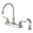 thumbnail image 1 of Del Mar 2DM301-BN Del Mar Two Handle Kitchen Faucet - Brushed Nickel, 1 of 1