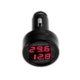 thumbnail image 3 of Termómetro de voltímetro digital de 12V 24V 2 en 1 Monitor de batería de automóvil Volt Tempe Meter Tmvgtek Accesorios para autos y motos, 3 of 8