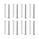 thumbnail image 4 of Resorte de montaje Jadeshay para pastilla de guitarra con 8 juegos de tornillos y resortes, 4 of 8