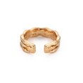 thumbnail image 2 of 20 pc Skeleton Bone Shape Brass Cuff Ring Open Ring for Women Nickel Free Golden US Size 6 1/4(16.7mm), 2 of 4