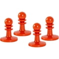 thumbnail image 1 of 4 PC Camping Pole Toppers Tent Poles Lightning Protector Insulated for Camping Hiking Backpacker (Red), 1 of 8