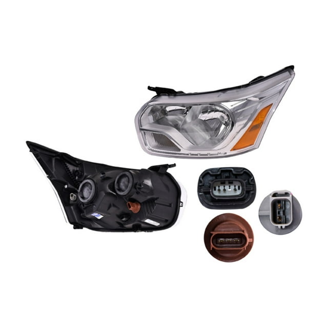 Faro Transit 2014 A 2016 Ford Izq Fdo Crom DEPO .