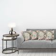 thumbnail image 3 of Ambesonne Leopard Print Throw Pillow Cover 4 Pack, Wild Springtime Bloom, 18", Blush Pale Brown Blue, 3 of 7