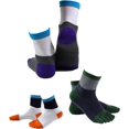 thumbnail image 3 of GHSDFBB Neutral Toe Socks Cotton Five Finger Socks For Athletic Crew Sock 6 Pack Novelty, 3 of 4
