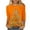 Orange, variant on Christmas Sweatshirts for Women Crop Sweatshirts Trendy Crew Neck Cute Pullover Tops Long Sleeve Crop Top Swimsuits
