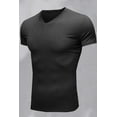 thumbnail image 5 of Ribbed V-Neck Short Sleeve Tee, 5 of 8