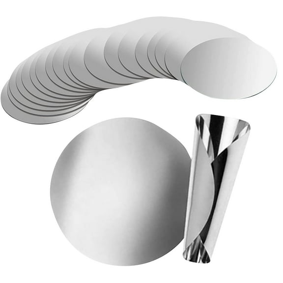 Round Aluminum Foil Sheets Disposable Baking Circles for Cooking, Grilling, Food Storage, Cake Pan Liners, BBQ, Oven, and Kitchen Use