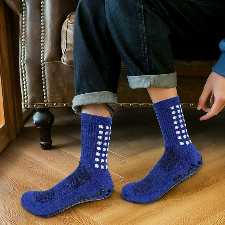 Men's Soccer Socks Anti Slip Non Slip Grip Pads for Football Basketball  Sports Grip Socks - AliExpress