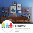 thumbnail image 2 of Realistic Plastic Parrot Bird Decor Accessories for Garden Yard and Home Decor 3 Pcs, 2 of 6