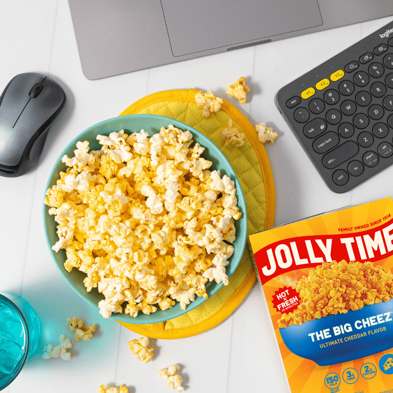 ポップコーンページ Jolly Time, Microwave Popcorn, 24 Bags, The Big Cheez Gourmet