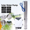 thumbnail image 2 of 4" Solar Water Deep Well Submersible Pump 110V 1500W DC Submersible stainless steel Farm Irrigation + MPPT Controller Kit 4DSC4.5-203-110-1500 (110V 1500W, 4500L/H), 2 of 5