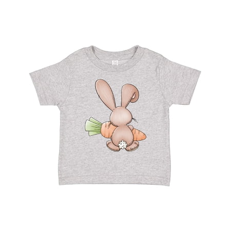 

Inktastic Bunny Rabbit Backside with Carrot Gift Toddler Boy or Toddler Girl T-Shirt