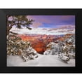 thumbnail image 2 of Drost, David 14x12 Black Modern Framed Museum Art Print Titled - Snowy Grand Canyon II, 2 of 5