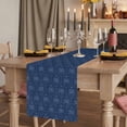 thumbnail image 2 of Table Runners 72 Inches Long Dress Scarves, Tropical Palm Trees Farmhouse Kitchen/Dining Table Runner, Coffee Tablerunners, Summer Coconut Trees Plants Navy Blue 16x72 Inch, 2 of 9