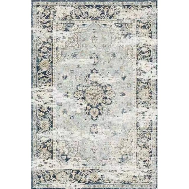 Tapete Decorativo Biscotti Lead 160 x 230 cm - Alfombra Grande Saffron Looms